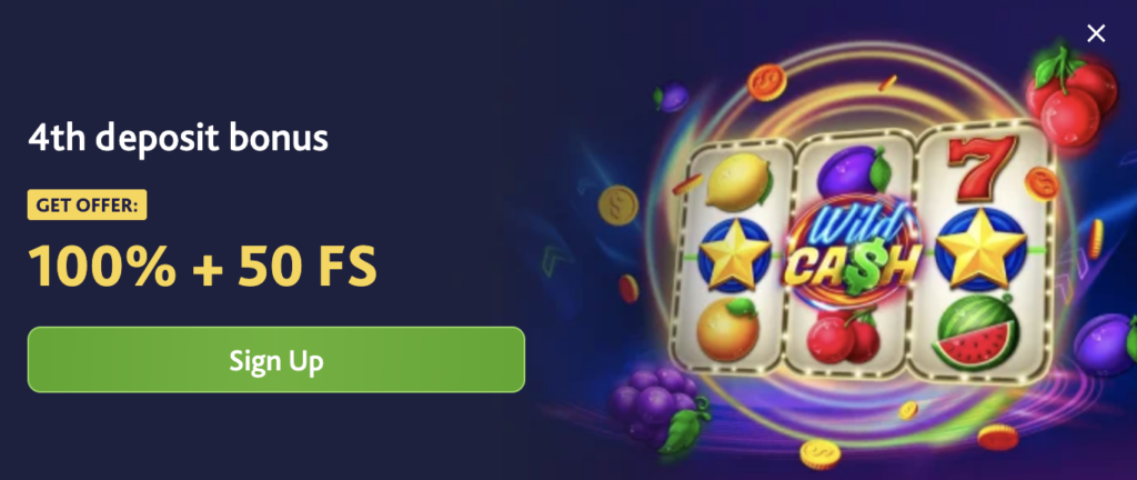 4th Deposit Bonus