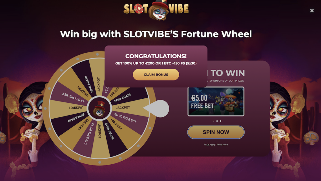 slot vibe no deposit bonus