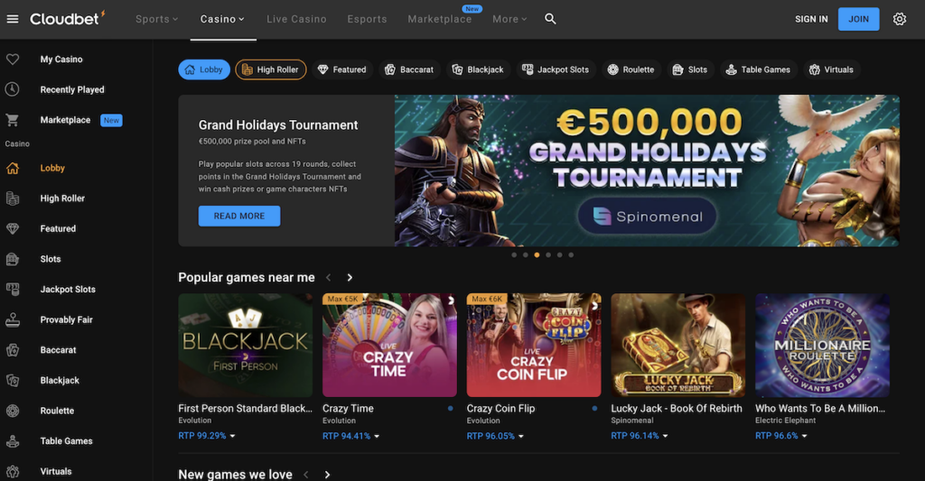 Cloudbet Casino Review | Welcome Bonus Up to 5 BTC