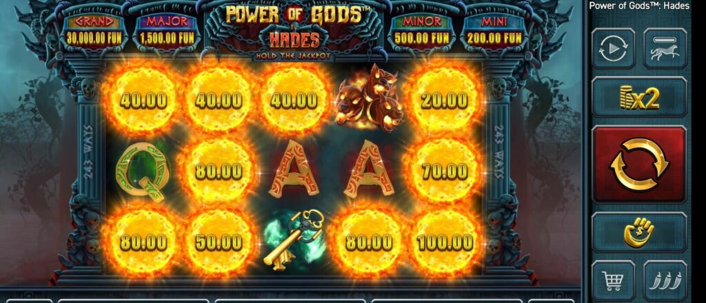 power of gods hades online slot